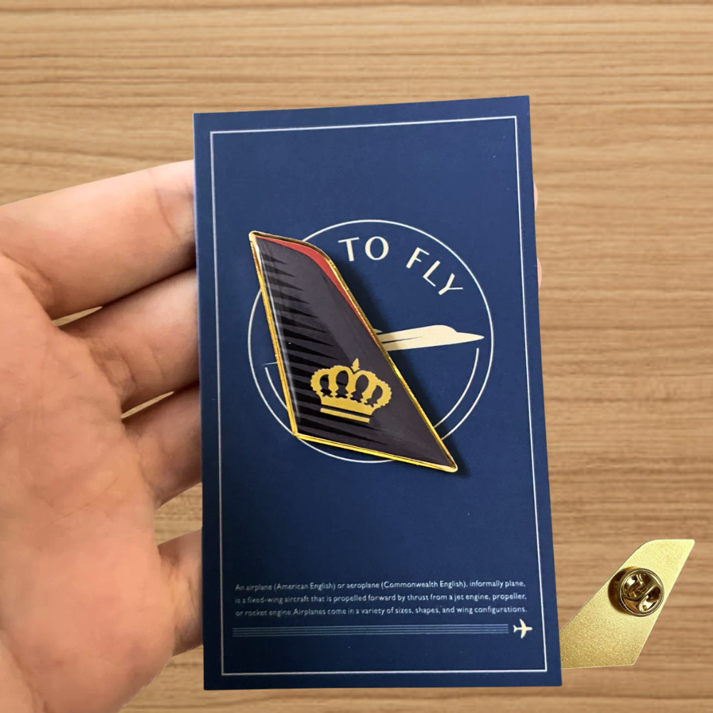 RBF 絕版 Royal Jordanian Lapel Pin 胸針 ALP-RJ 全球免運