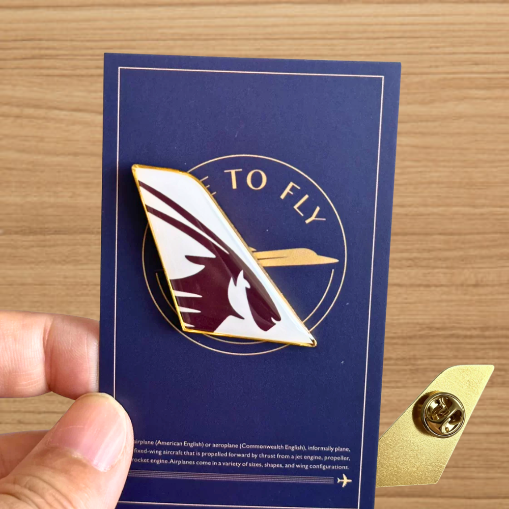 RBF Qatar Airways Lapel Pin ALP-QR