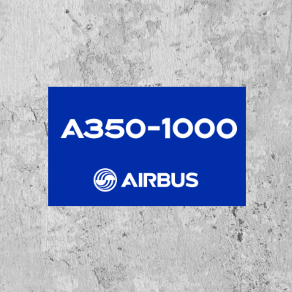 RBF 現貨 A350-1000 sticker 9.5x5.7cm 貼紙 S-A35K 全球免運