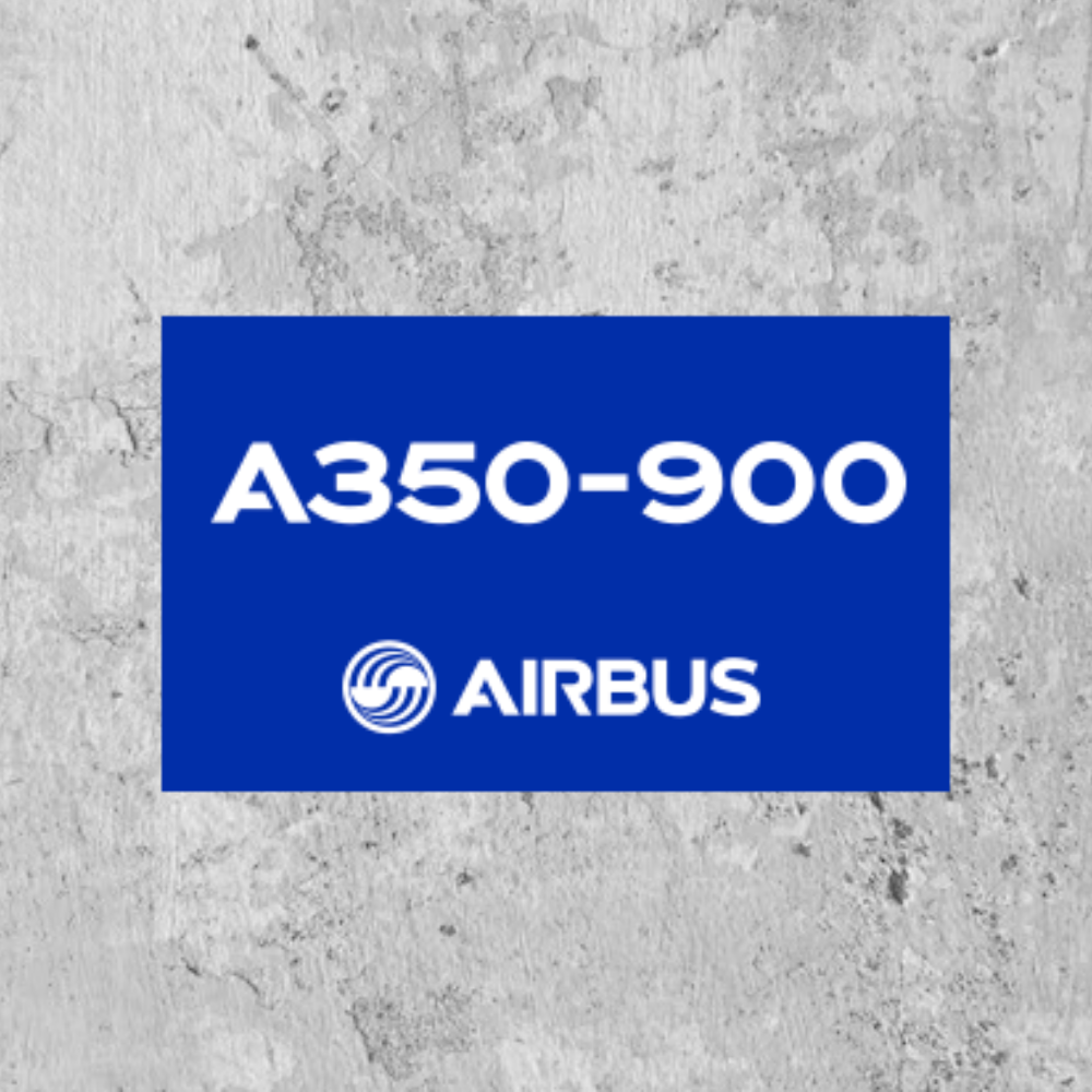 RBF 現貨 A350-900 sticker 9.5x5.7cm 貼紙 S-A359 全球免運