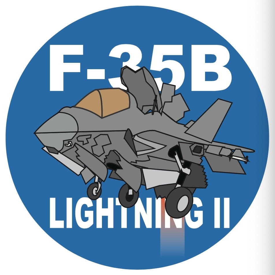 RBF F-35B 7CM STICKER S-C-F35B