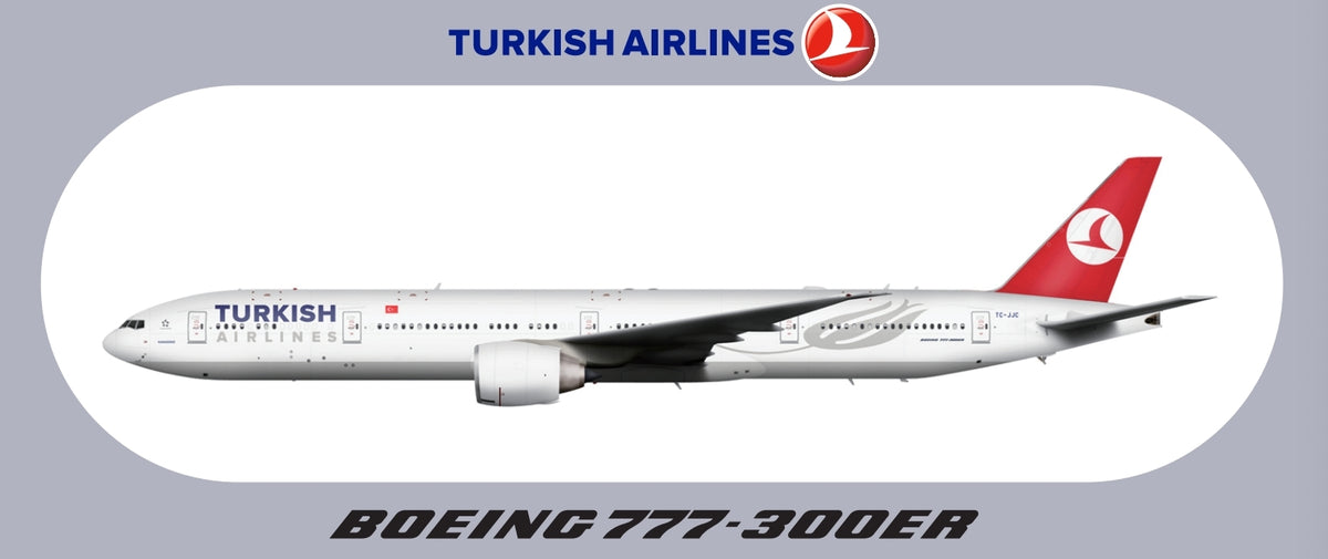 RBF TURKISH 777-300ER STICKER 20x8.8cm S-R-77W-TK-JJC