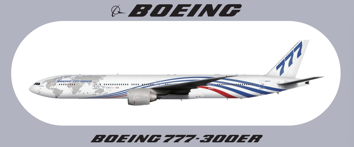 RBF現貨 777-300ER STICKER 20x8.8cm 貼紙 S-R-77W 全球免運