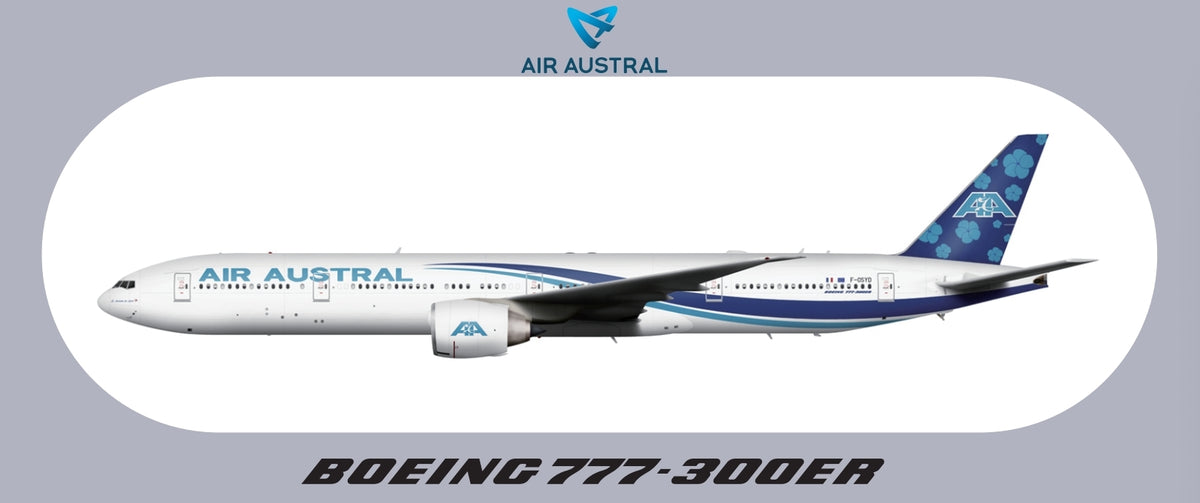 RBF現貨 AUSTRAL 777-300ER STICKER 20x8.8cm 貼 S-R-77W-UU 全球免運