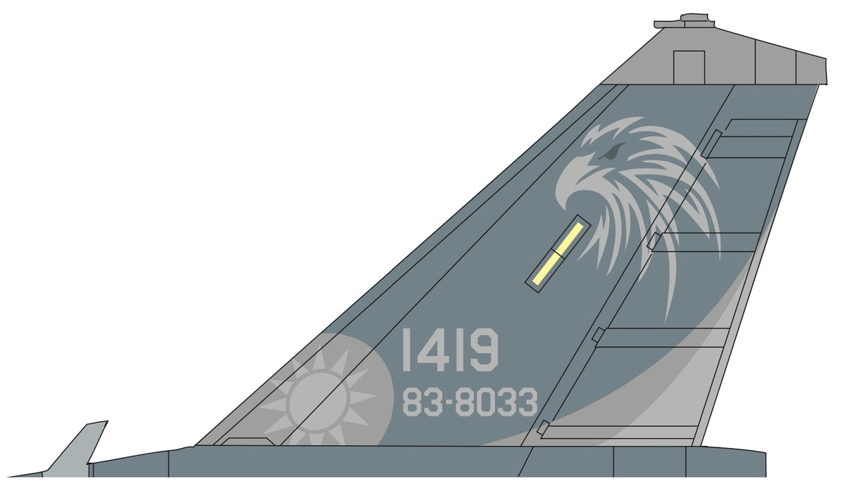 RBF現貨 ROCAF 1419 STICKER 10CM 貼紙 S-T-TW1419 全球免運