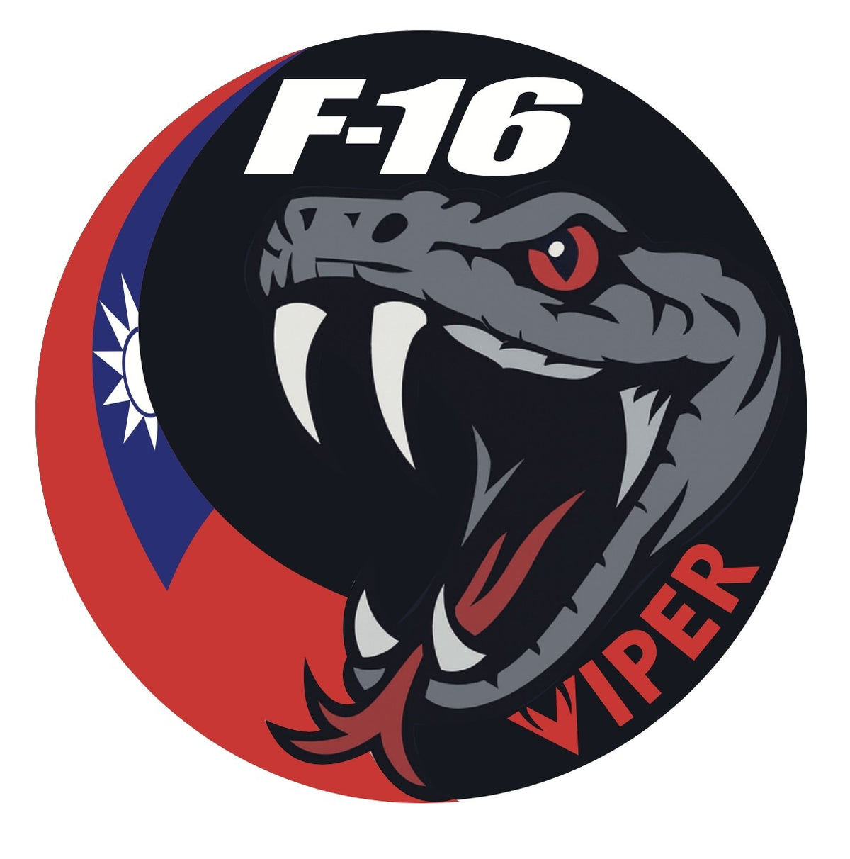 RBF現貨 F-16 VIPER STICKER 10CM 貼紙 S-LGRC16V 全球免運