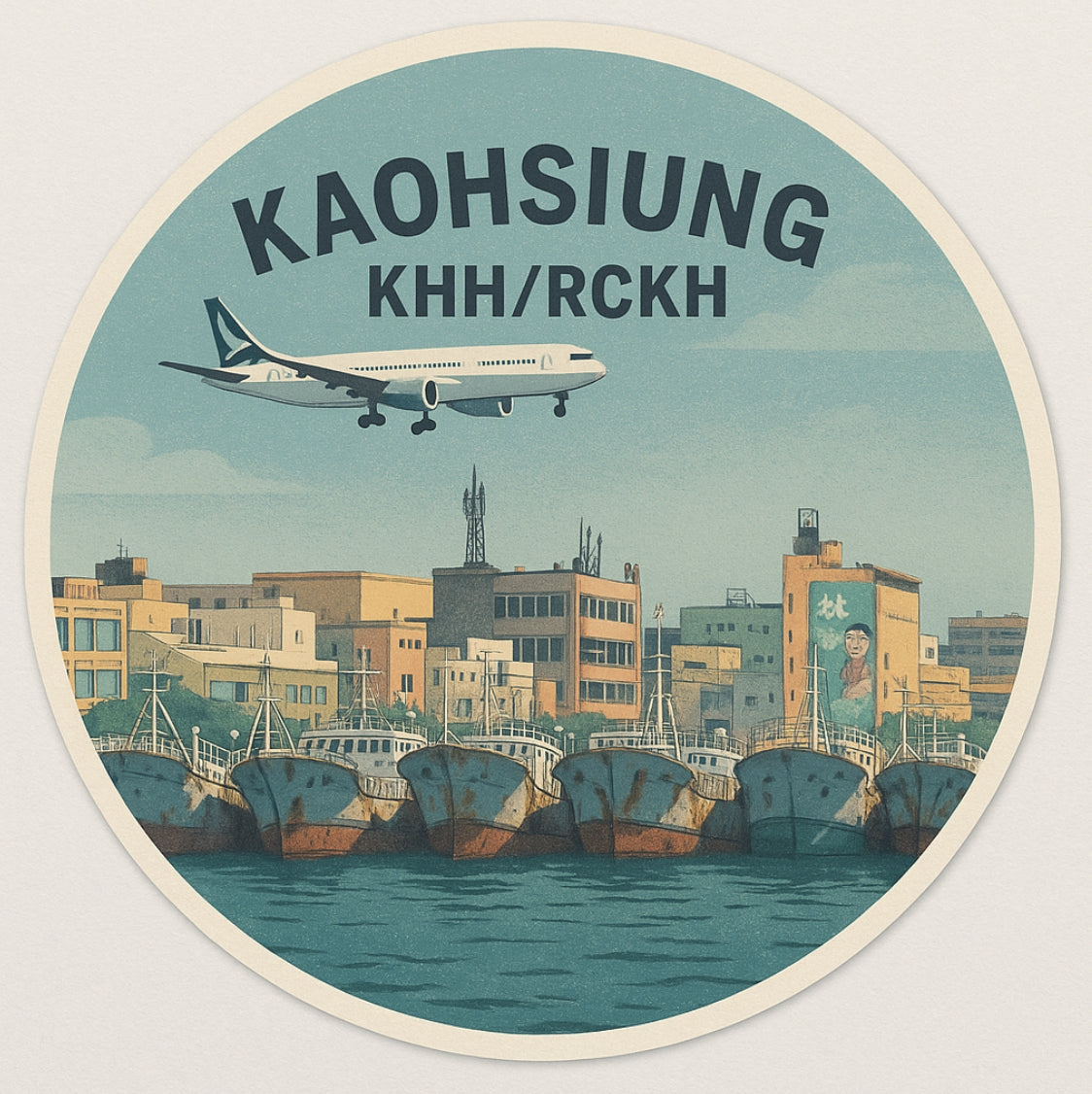 RBF Kaohsiung RCKH sticker 10cm S-KKR