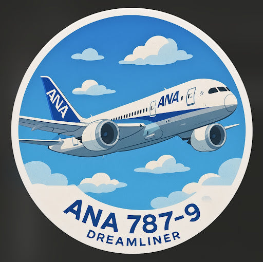 RBF ANA 787-9 sticker 7cm S-ANA789