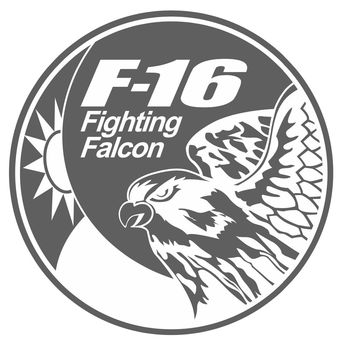 RBF ROCAF F-16 STICKER 10CM S-LGRC16B