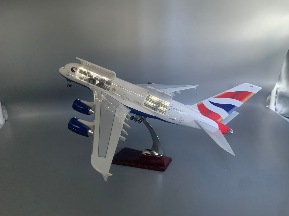 RBF 絕版 1:160 A380 BRITISH CUTAWAY MODEL A109-2 全球免運