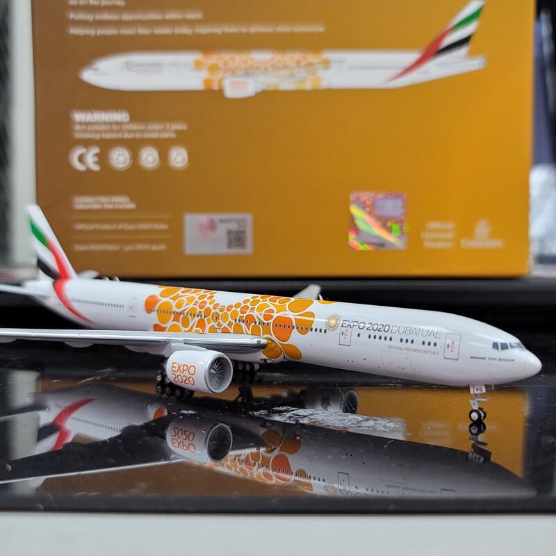 RBF絕版 GJ 金屬 1:400 Emirates 777-300ER orange Expo GJUAE1816 全球免運