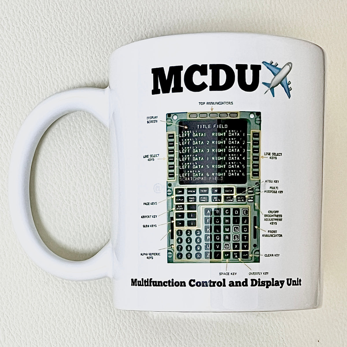 RBF 飛機 MCDU 馬克杯 MUG-MCDU 全球免運