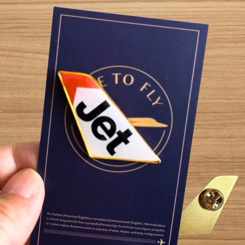 RBF 絕版 Jetstar Airways Lapel Pin 胸針 ALP-JQ 全球免運