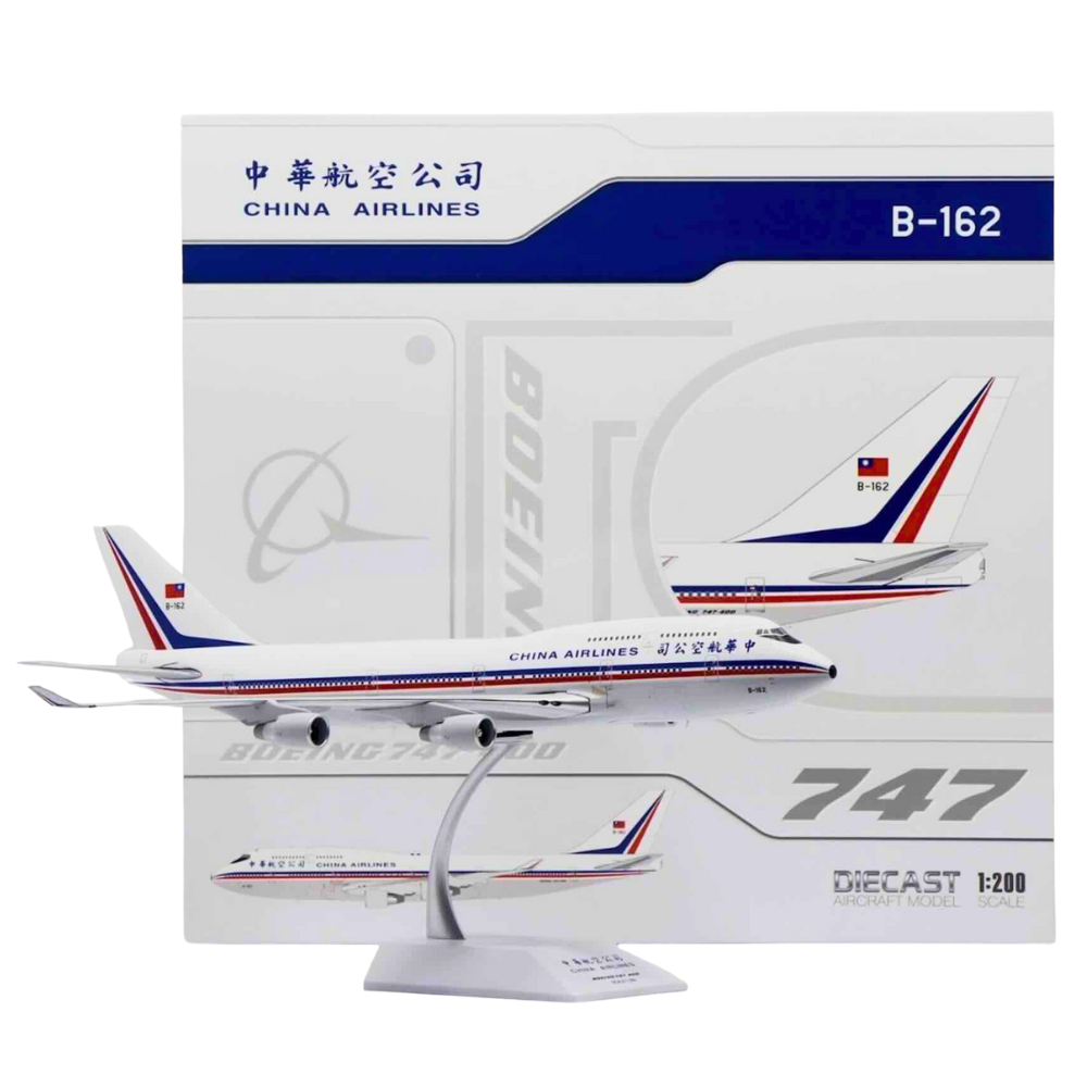 RBF 現貨 1:200 China Airlines 747-400 B-162 XX20533 全球免運