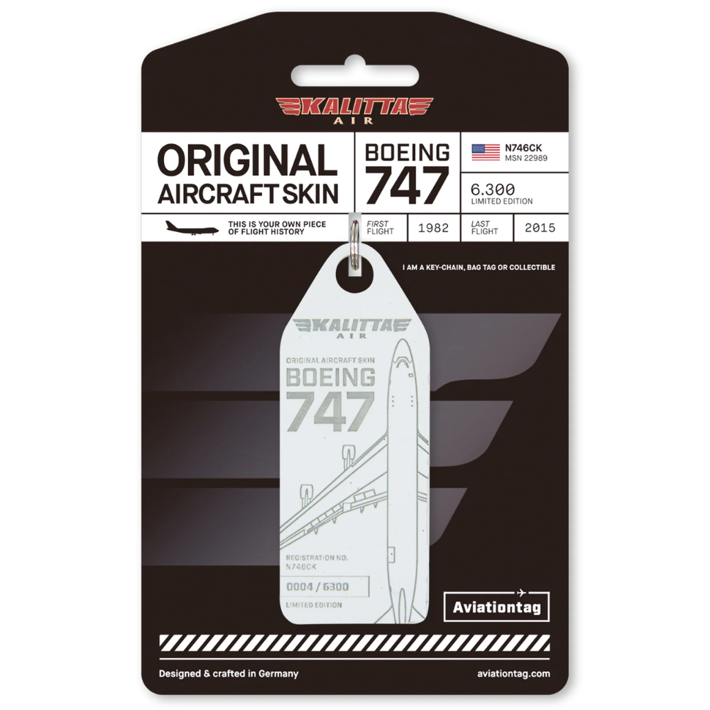 RBF Aviationtag Kalitta 747 N746CK White 4260411672432