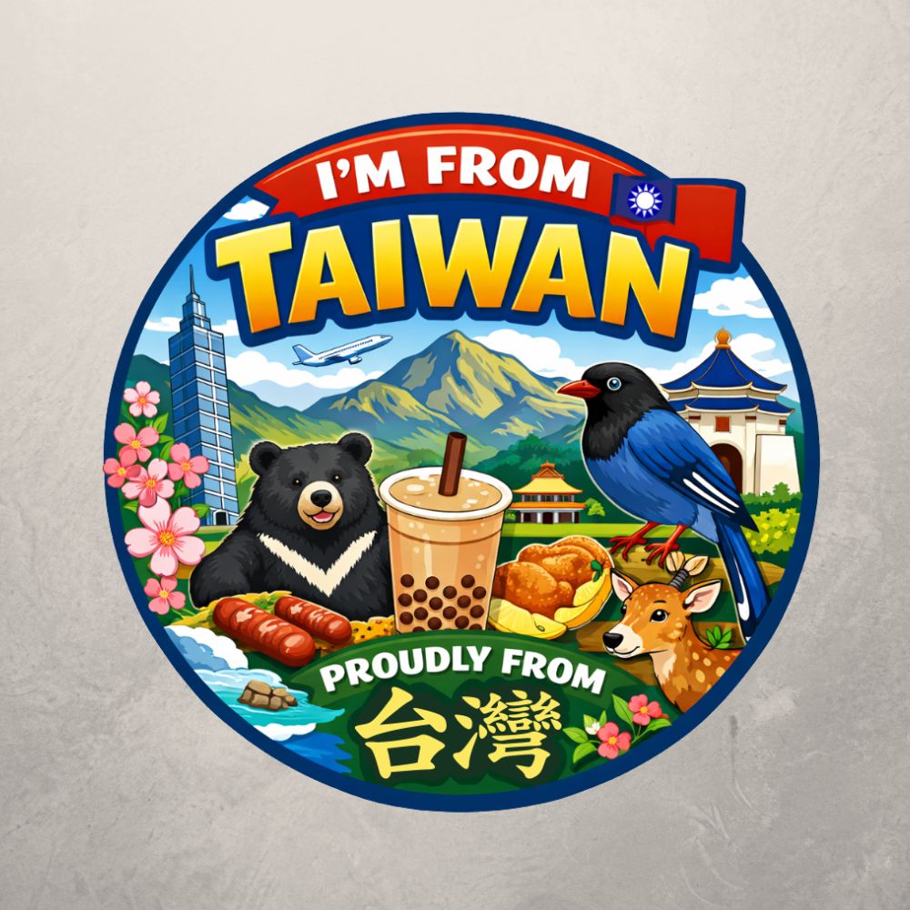 RBF TAIWAN sticker 7cm S7-PFTW