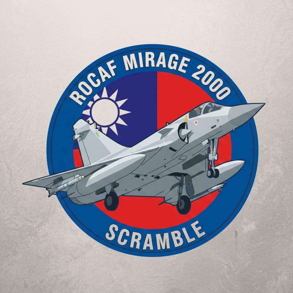 RBF MIRAGE 2000 sticker 7cm S7-RM2S