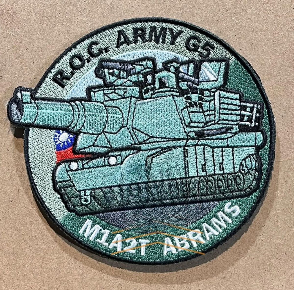 RBF現貨 ROC M1A2 ABRAMS PATCH 10CM 臂章 ARM-RAGMA 全球免運