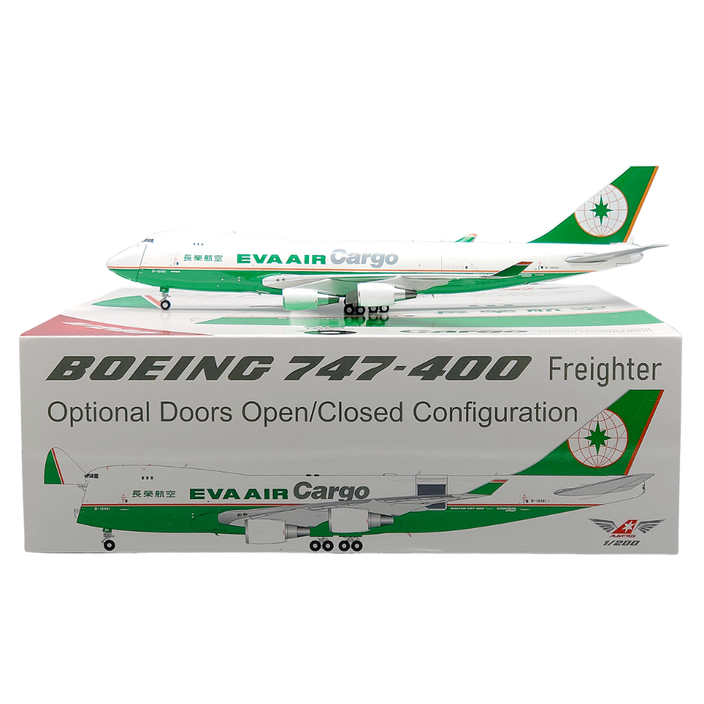 RBF ALB 1:200 EVA AIR 747-400F B-16481 open ALB2EVA481