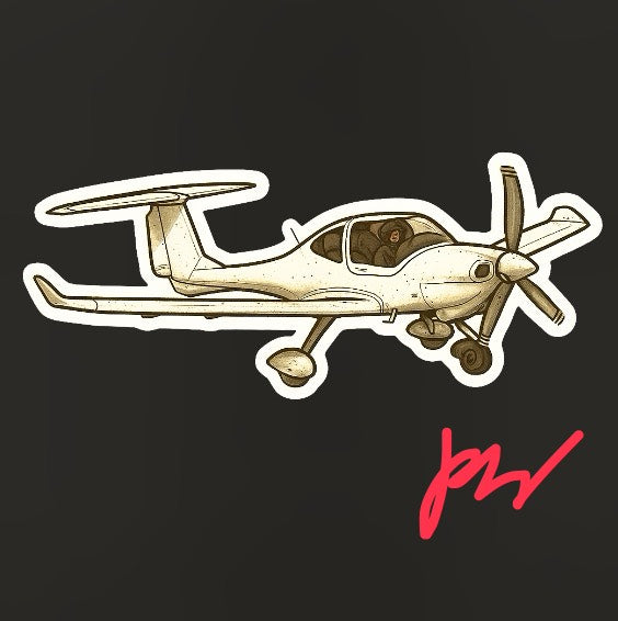RBF現貨 DA40 10CM STICKER 貼紙 S10-DA40 全球免運