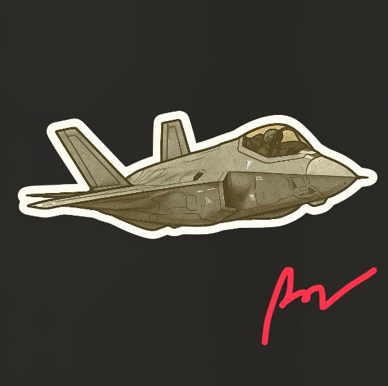 RBF F-35 10CM STICKER S10-F35