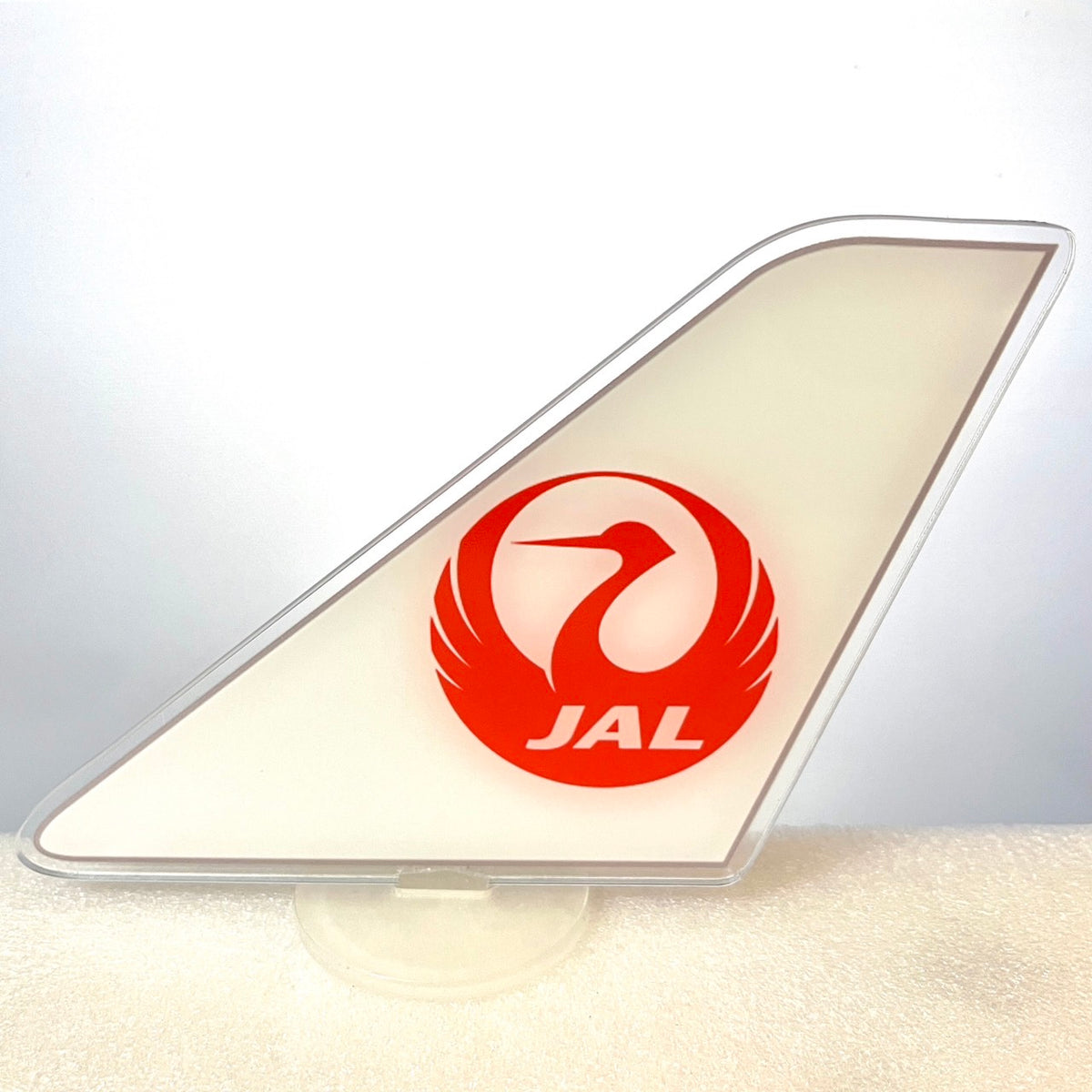 RBF現貨 JAL plastic tail 12x16cm 飛機尾翼 A1216-T-JL 全球免運