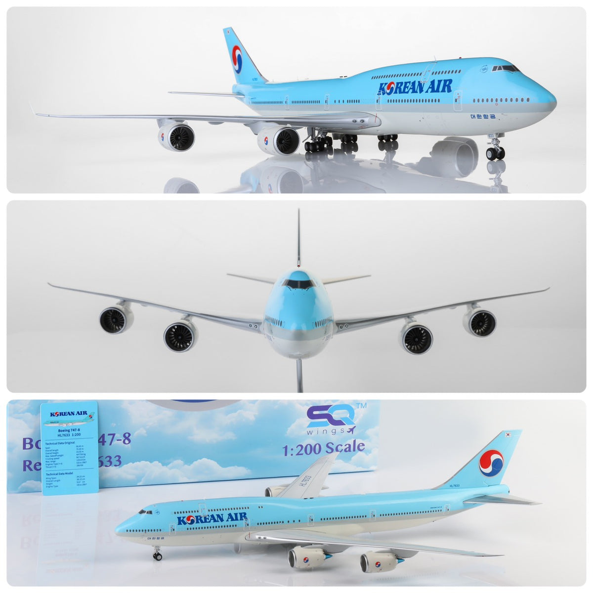 RBF SQ 1:200 Korean B747-8 L2053