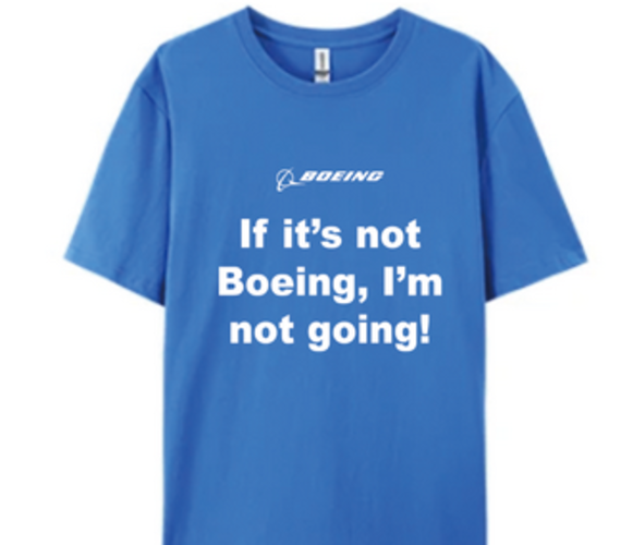 RBF BOEING T-SHIRT S T-IFNBNG-BL-S