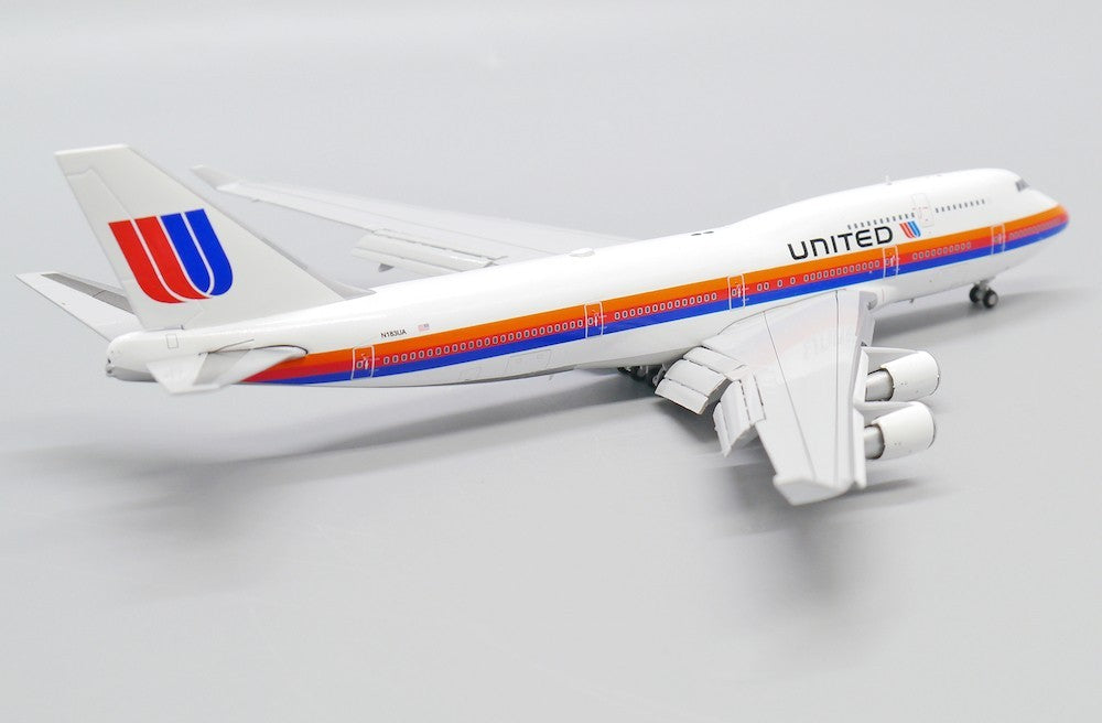 RBF絕版 JC 金屬 1:400 UNITED 747-400 FLAPS DOWN N183 XX40087A 全球免運