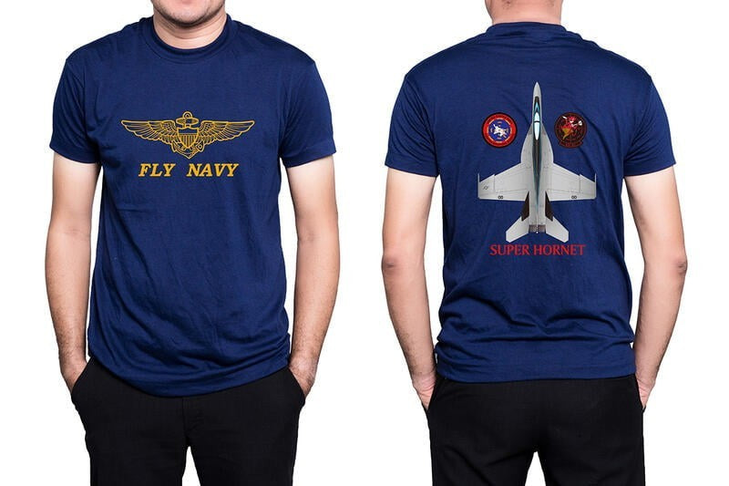 RBF絕版 TOPGUN FLY NAVY T Shirt XL T-TFN-XL 全球免運