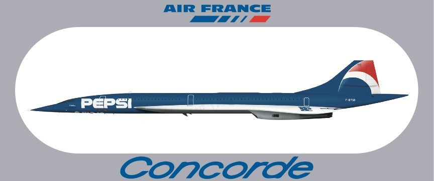 RBF現貨 PEPSI CONCORDE 20X8.8CM STICKER 貼紙 S-R-CONC-TSD 全球免運