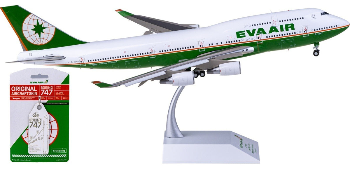 RBF絕版 JC 金屬 1:200 EVA AIR 747-400 B-1641 XX20321A 全球免運
