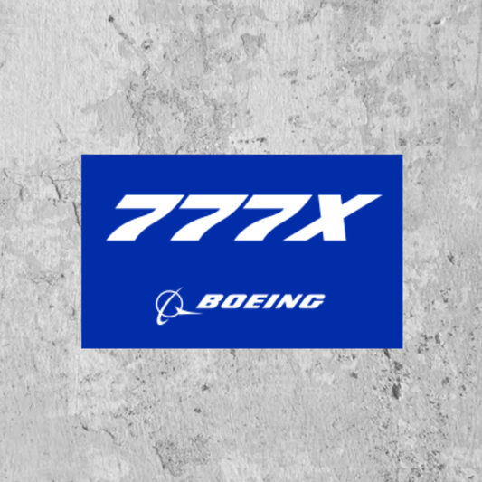 RBF 現貨 777X sticker 9.5x5.7cm 貼紙 S-B777X 全球免運