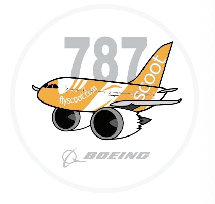 RBF SCOOT 787 7CM STICKER S-C-787-TR