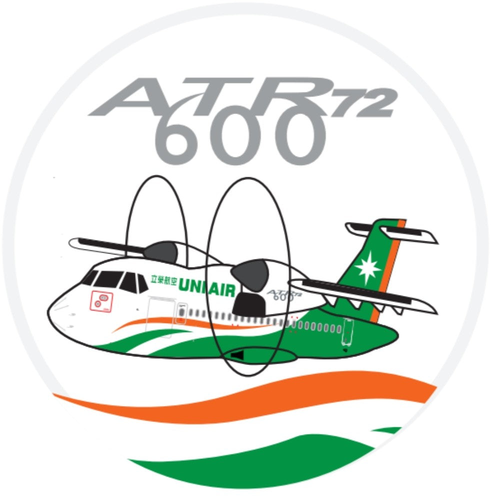 RBF UNI AIR ATR-72 7CM STICKER S-C-AT72-UNI