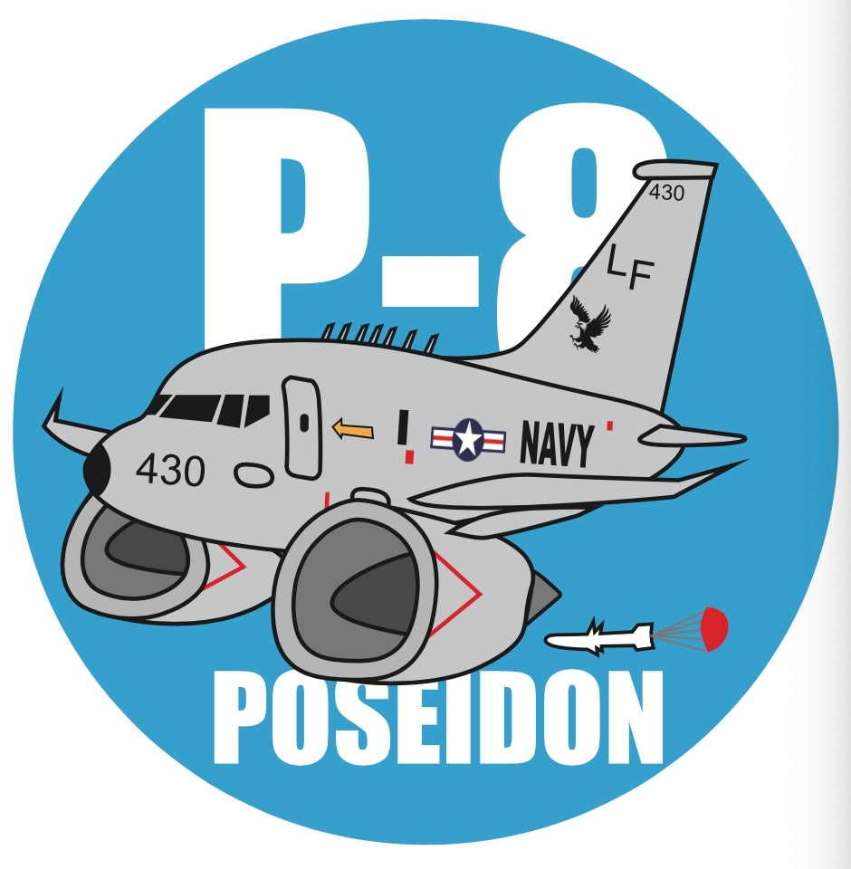 RBF NAVY P-8 7CM STICKER S-C-P8-US