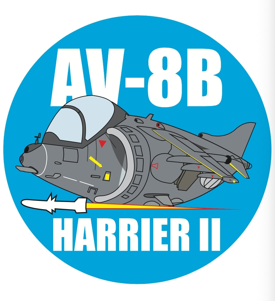RBF AV-8B 7CM STICKER S-C-AV8B