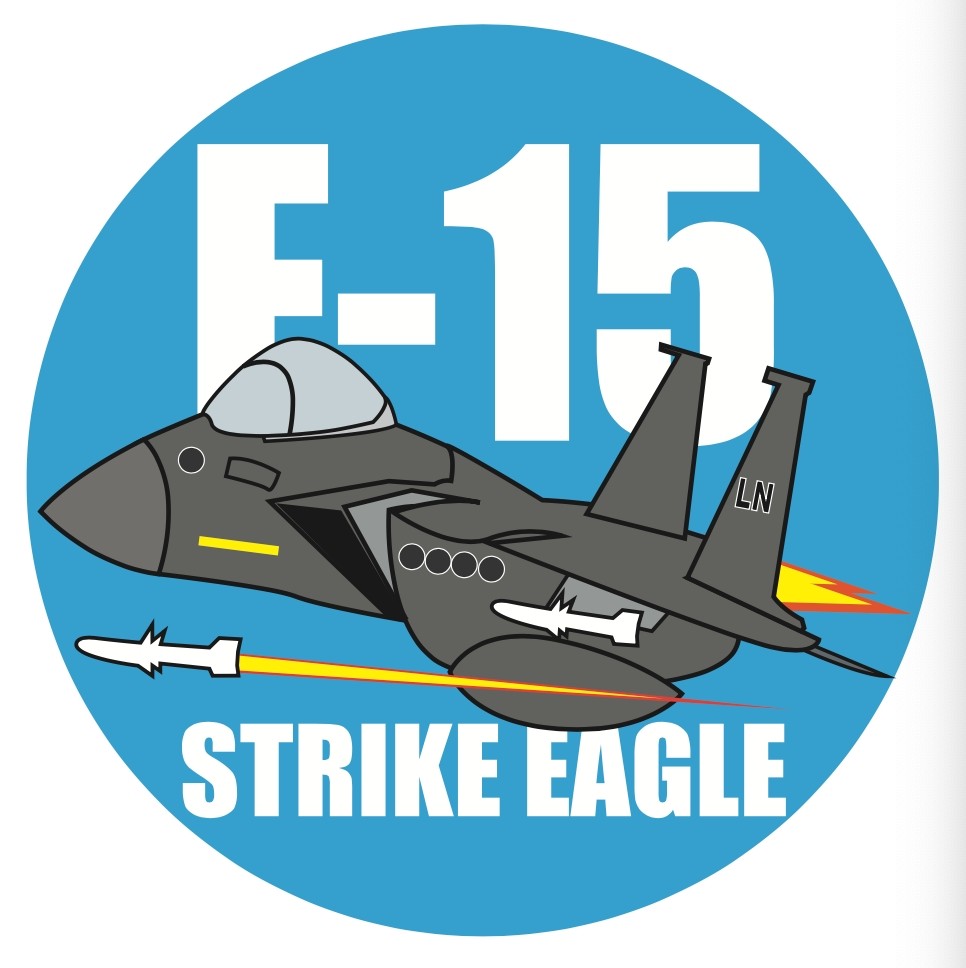 RBF現貨 USAF F-15 7CM STICKER 貼紙 S-C-F15-US 全球免運