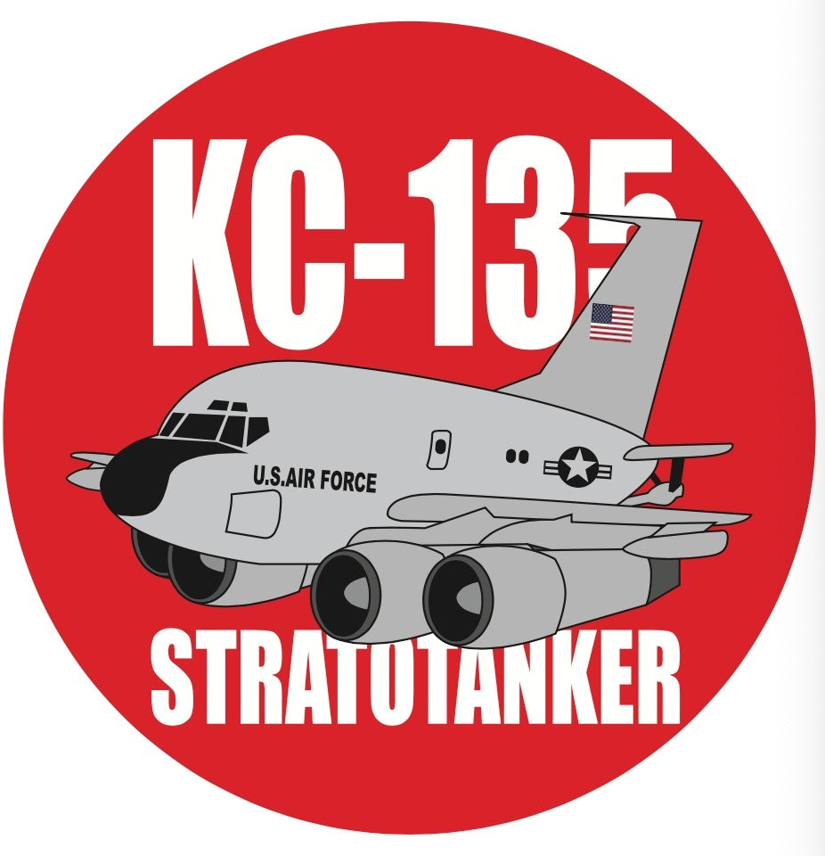 RBF KC-135 7CM STICKER S-C-KC135-US
