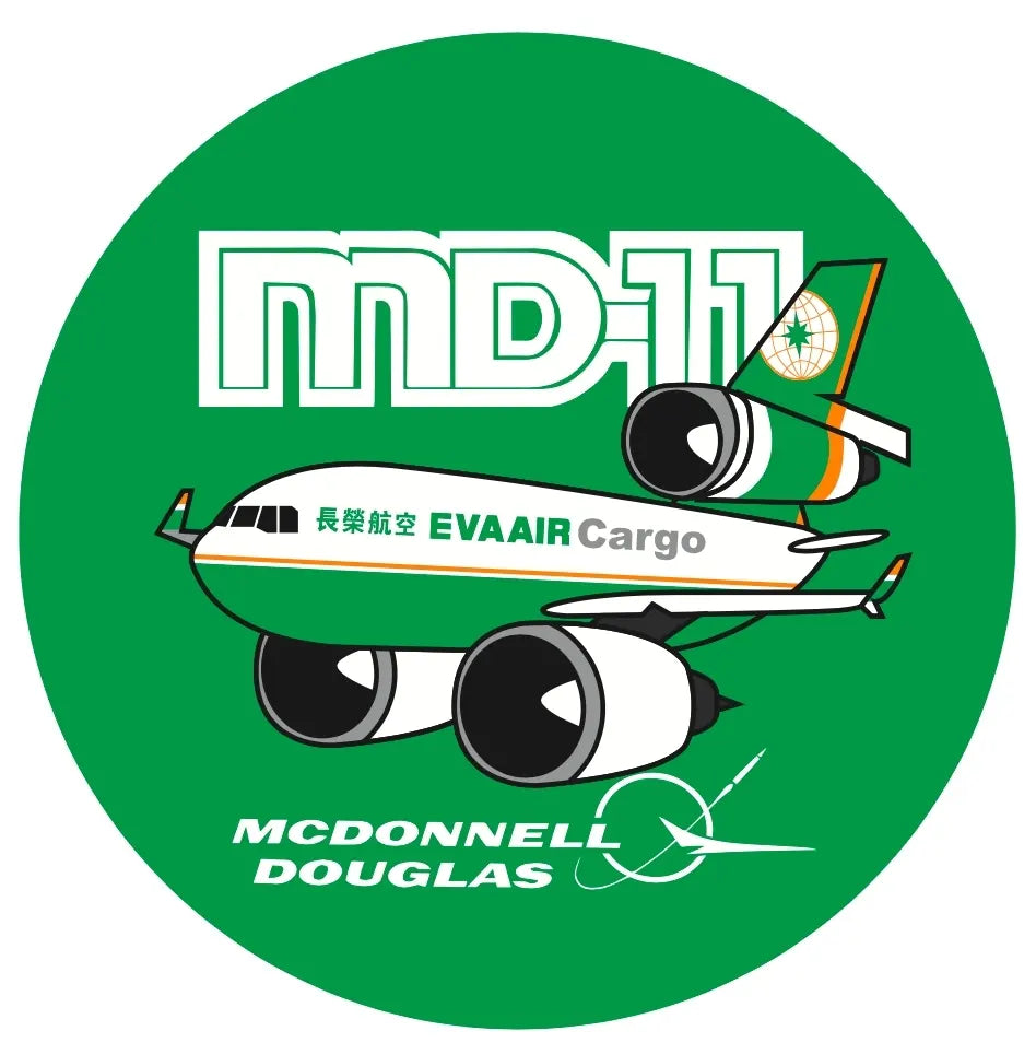 RBF EVA AIR MD-11 7CM STICKER S-C-MD11-BR