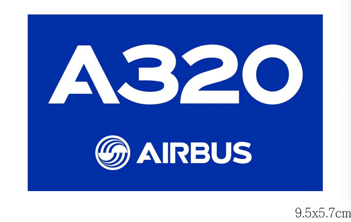 RBF現貨 A320 9.5X5.7CM STICKER 貼紙 S-A320 全球免運