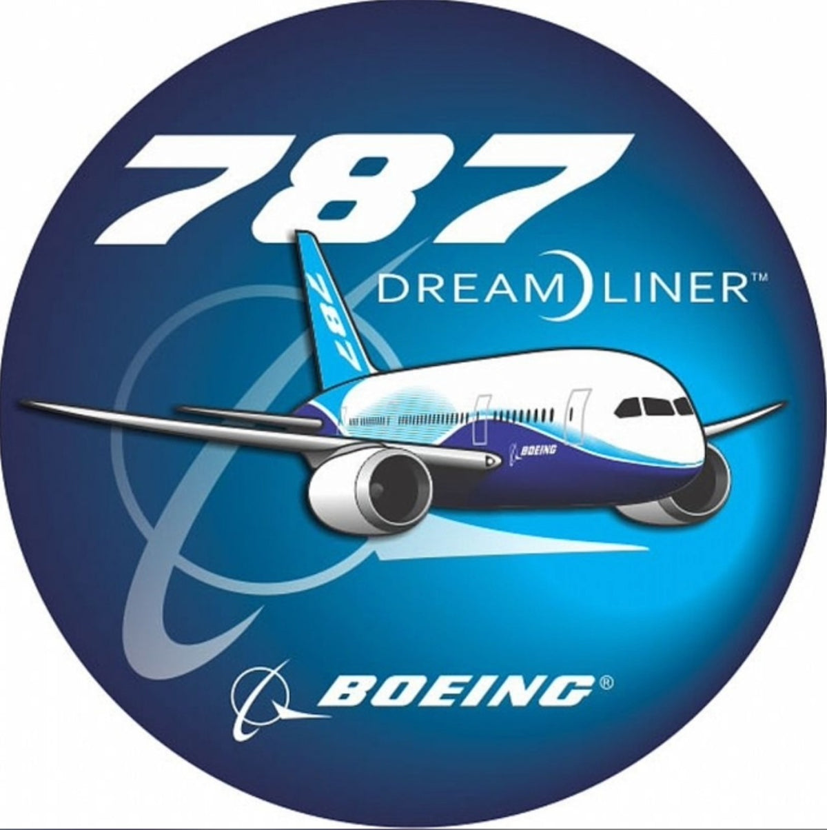 RBF現貨 787 DREAMLINER 10CM STICKER 貼紙 S-C-787DL 全球免運