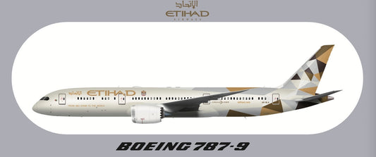 RBF ETIHAD 787-9 20x8.8CM STICKER S-R-789-EY