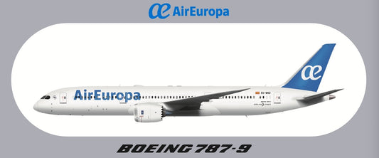 RBF AIR EUROPA 787-9 20x8.8CM STICKER S-R-789-UX
