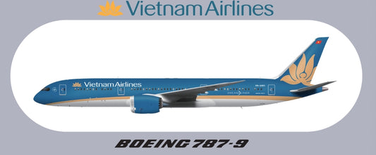 RBF VIETNAM 787-9 20x8.8CM STICKER S-R-789-VN