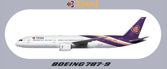 RBF THAI 787-9 20x8.8CM STICKER S-R-789-TG