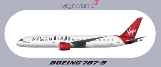 RBF VIRGIN 787-9 20x8.8CM STICKER S-R-789-VA