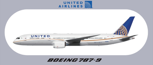 RBF UNITED 787-9 20x8.8CM STICKER S-R-789-UA