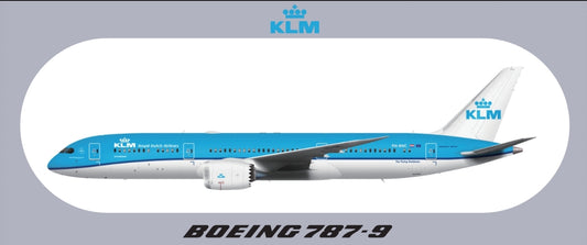RBF KLM 787-9 20x8.8CM STICKER S-R-789-KL