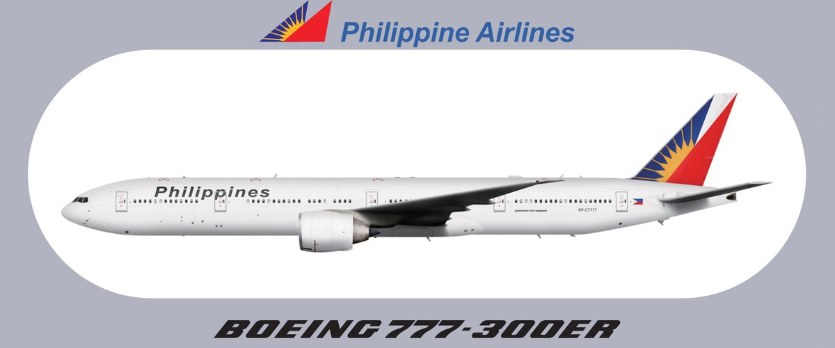 RBF現貨 PHILIPPINES 777-300ER STICKER 20x8.8 S-R-77W-PR 全球免運
